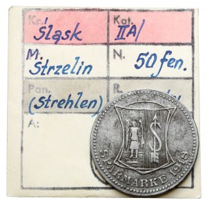 Strehlen (Strzelin), 50 fenigów 1918 - ex. Kałkowski