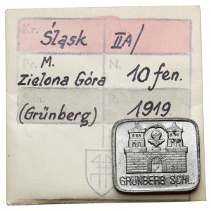 Grünberg (Zielona Góra), 10 fenigów 1919 - ex. Kałkowski