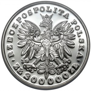 DUŻY Tryptyk 200.000 złotych 1990 Kościuszko