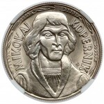 10 złotych 1967 Kopernik - DESTRUKT - Obverse Struck Thru