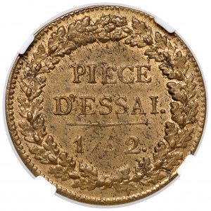 France, Louis XVII, Decime 1792 - Essai / Próba