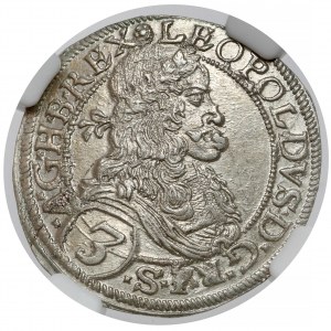 Austria, Leopold I, 3 krajcary 1670, Wiedeń