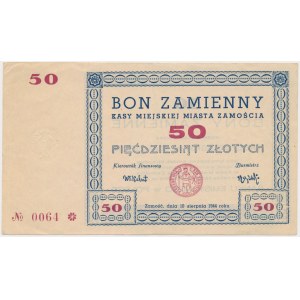 Zamość, 50 złotych 1944