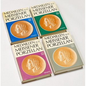 Medaillen aus Meissener Porzellan, 1962-83 (4szt)