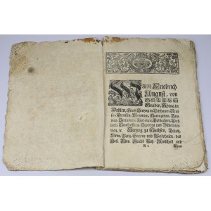 Ihrer Königl. Maj.[estät] in Pohlen, [et]c. Chur-Fürstens zu Sachsen, [et]c. [et]c. Münz=Mandat... 9. Julii Anno 1732