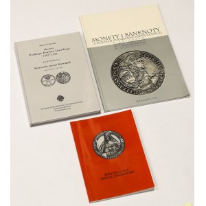 Zestaw literatury numizmatycznej (3szt) - Kopicki, Monety Wielkiego Księstwa Litewskiego i inne