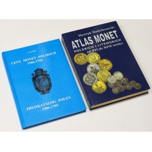 Zestaw literatury numizmatycznej (2szt) - Atlas Monet Polskich... i Klimek