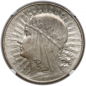 Głowa Kobiety 10 złotych 1932 bz, Londyn