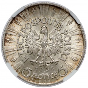 Piłsudski 5 złotych 1938