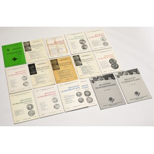 Biuletyn numizmatyczny - zestaw MIX z lat 1979-2010 (16szt)