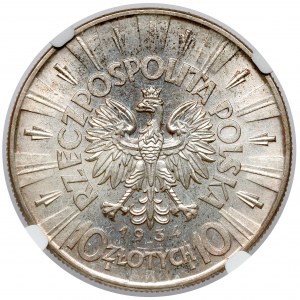 Piłsudski 10 złotych 1934 - urzędowy - piękny