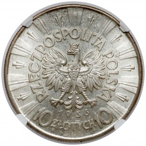 Piłsudski 10 złotych 1936 - okazowy