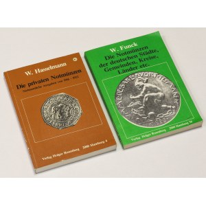 Katalog monet zastępczych - Funck i Hasselmann (2szt)