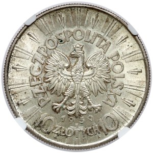 Piłsudski 10 złotych 1939 - piękne