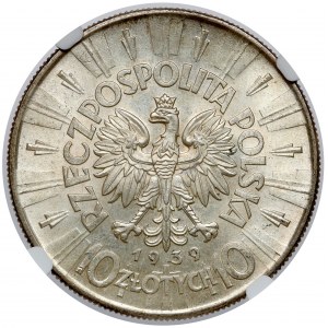 Piłsudski 10 złotych 1939