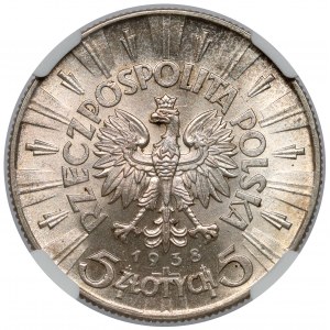 Piłsudski 5 złotych 1938