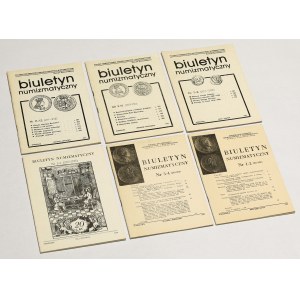 Biuletyn numizmatyczny 1985 - komplet (6szt)