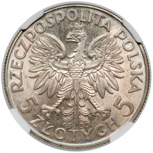 Głowa Kobiety 5 złotych 1933