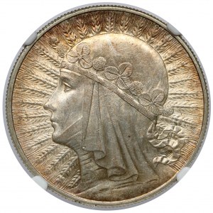 Głowa Kobiety 10 złotych 1932 zn, Warszawa