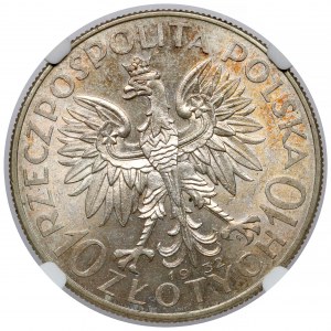 Głowa Kobiety 10 złotych 1932 zn, Warszawa