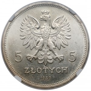 Sztandar 5 złotych 1930 - menniczy