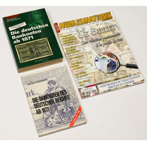 Katalogi banknotów niemieckich (3szt)