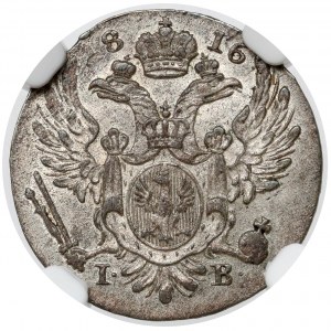 5 groszy polskich 1816 IB - piękne