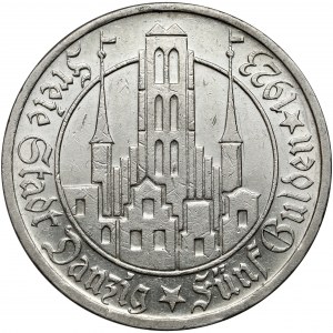 Gdańsk, 5 guldenów 1923