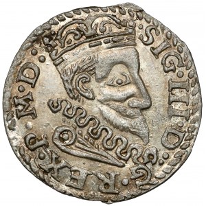 Zygmunt III Waza, Trojak anomalny 1601 - wzorowany na Lublin - PIĘKNY