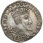 Zygmunt III Waza, Trojak Olkusz 1594 - znaki nad koroną - RZADKI