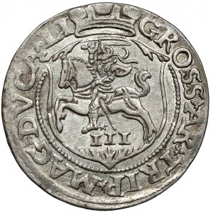 Zygmunt II August, Trojak Wilno 1563 - z DG - L*/LI
