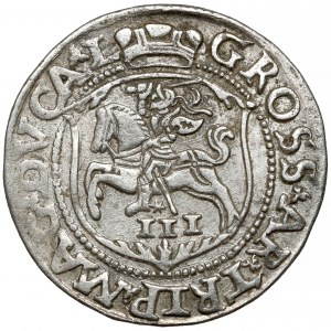 Zygmunt II August, Trojak Wilno 1562 - L/L