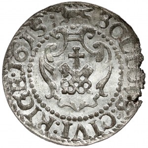 Zygmunt III Waza, Szeląg Ryga 1615 - ex. Kałkowski