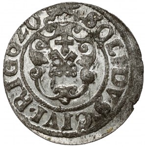 Zygmunt III Waza, Szeląg Ryga 1620 - 6Z0 - ex. Kałkowski