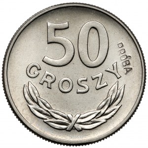 Próba NIKIEL 50 groszy 1957