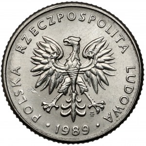 Próba NIKIEL 10 złotych 1989