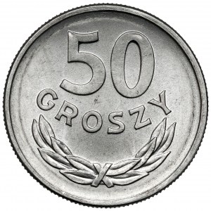 50 groszy 1968 - rzadki rok - piękny