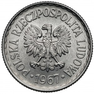 1 złoty 1967 - rzadki rok