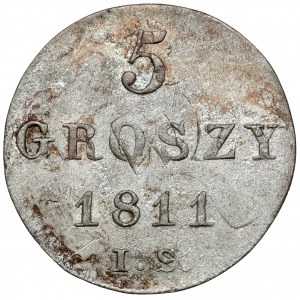 Księstwo Warszawskie, 5 groszy 1811 I.S.