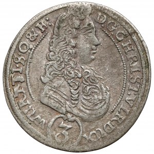 Śląsk, Chrystian Ulryk, 3 krajcary 1696 LL, Oleśnica