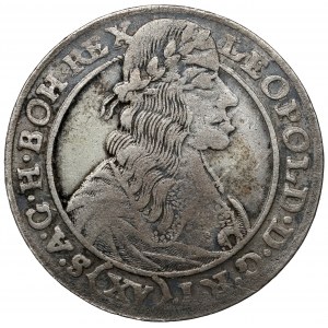 Śląsk, Leopold I, 15 krajcarów 1664 GH, Wrocław