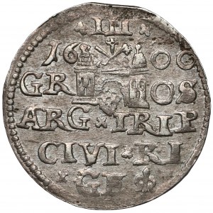 Zygmunt III Waza, Trojak Ryga 1600 - rzadszy