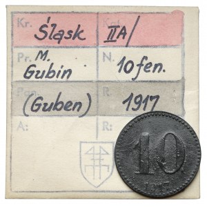 Guben (Gubin), 10 fenigów 1917 - ex. Kałkowski