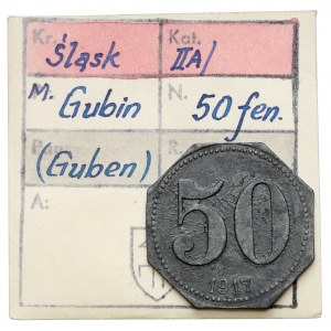 Guben (Gubin), 50 fenigów 1917 - ex. Kałkowski