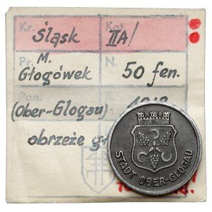 Ober-Glogau (Głogówek), 50 fenigów 1918 - ex. Kałkowski