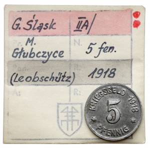 Leobschütz (Głubczyce), 5 fenigów 1918 - ex. Kałkowski