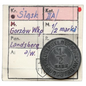 Landsberg a/W (Gorzów Wielkopolski), 1/2 marki bez daty - ex. Kałkowski