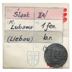 Liebau (Lubawa), 1 fenig bez daty - ex. Kałkowski