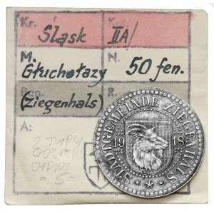 Ziegenhals (Głuchołazy), 50 fenigów 1918 - ex. Kałkowski