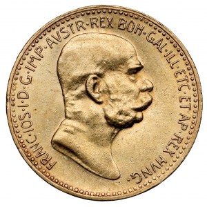 Austria, Franciszek Józef I, 10 koron 1909